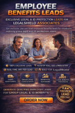 Exclusive Employee Benefits Leads for LegalShield Associates