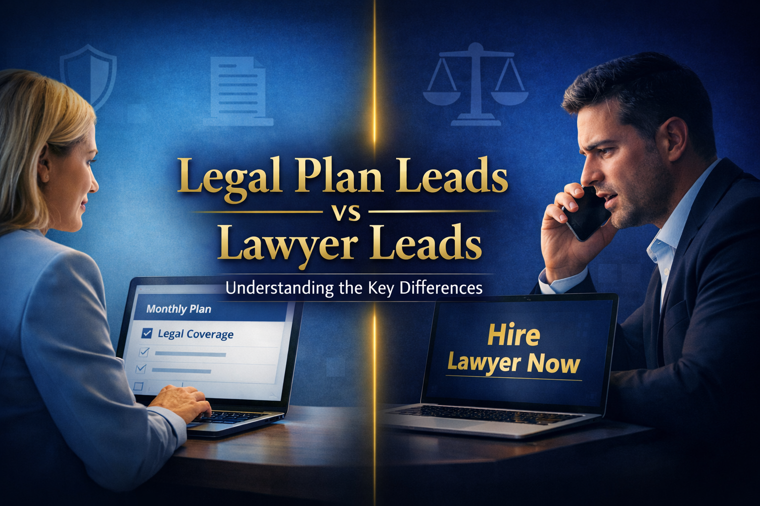 What Are Legal Plan Leads and How Are They Different from Lawyer Leads?